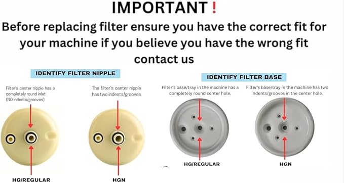 High Grade Water Filter Replacement, Removal of Chlorine for the Leveluk Kangen 8-2Pcs（Replacing HG-N and K-8 Filters）