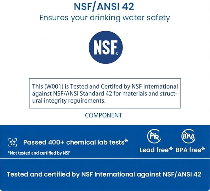 W10295370A water filter replacement, Compatible with Whirlpool EDR1RXD1, Everydrop Filter 1, EDR1RXD1B, W10295370, WHR1RXD1, KAD1RXD1, P4RFKB2, P8RFWB2L, 46-9930,46-9081 4PACK