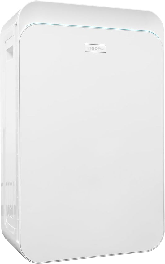 TRIO PLUS 5-Stage HEPA Air Purifier with UVC, PCO, Carbon, Air Quality Sensor, & Auto Function – Covers Up to 3,300 Sq. Ft.