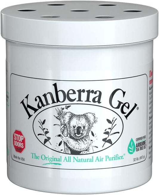 | Odor Removing Gel | Stop Odors Naturally | Pure Tea Tree Gel | The Original All Natural Air Purifier | NEW 32oz size