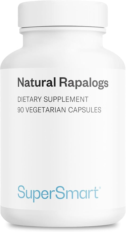Supersmart - Natural Rapalogs (Advanced Formula) - with EGCg, Fisetin, Trans-resveratrol, Salicin, Curcumin Phytosome | Non-GMO & Gluten Free - 90 Vegetarian Capsules