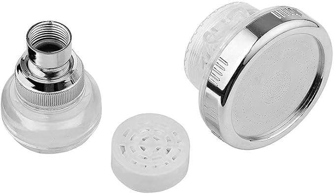 Original StoneStream Filtered Wall Showerhead for Hard Water with Soft Water Filter, High Pressure Multi-Functional Water Saving Showerhead with 3 Spray Settings