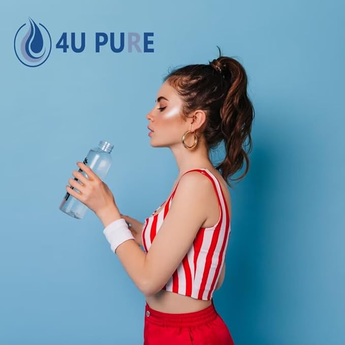 WF3CB Refrigerator Water Filter, Replacement for Pure Source 3, 706465, 242086201, 242086203, 242294501, 242069601, AP4567491, WF425, 3 Pack (Height 9 inches)