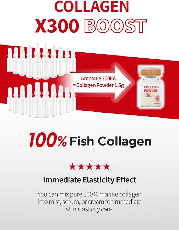 Infusing Collagen Powder (1.5g), Collagen Powder for face Skin Care, Anti-Wrinkle with Collagen, Korean Skin Care Cosmetic, All Skin Types, Collagen Booster, Skin Repair