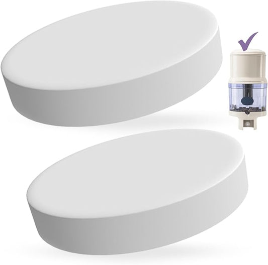 Micro Sponge Filter Replacement 1362 for Nikken Aqua Pour 1360, Durable Porous Prefilter Sponge for Gravity Water Filter System, Traps Sediment & Extends Cartridge Life of Hard Water Filters, 2 Pack