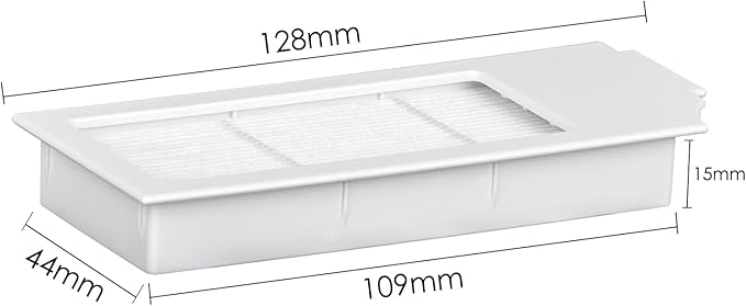 (5 Pack) N20 Plus HEPA Filter Compatible With ECOVACS DEEBOT N20 Plus/ N20 Pro Plus/ X1 Omni/ T10/ T10 Plus/ T10 Turbo/ T10 Omni, Robot Vacuum Filter Kit, Replacement Filters Accessories, White