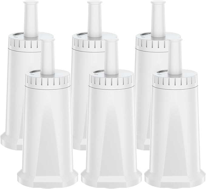Water Filter for Breville Barista Touch Espresso Machine BES880, Barista Pro BES878, Oracle Touch BES990, Oracle BES980 & Dual Boiler BES920 Bambino ClaroSwiss Sage, BES008WHT0NUC1 (6 Pcs)