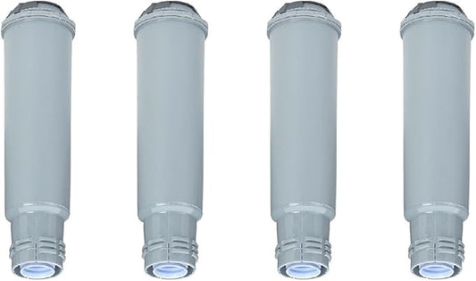 Nispira F088 Water Filter Cartridge Replacement For KRUPS Claris Coffee Maker Precise Tamp Espresso Machines Automatic Machines XP5220, XP5240, XP5280, XP5620, EA82, EA9000. 4 Packs