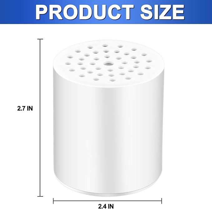 20 Stage Shower Filter Replacement Shower Cartridge Filter with Vitamin C, Shower Head Replacement Filter for Hard Water 4 Pack by Cenipar