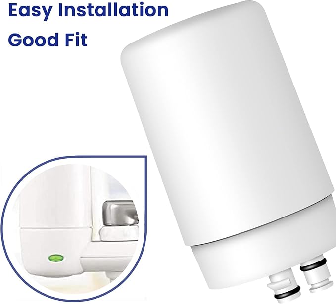 Overbest Faucet Water Filter, Replacement for Brita® Filter, Brita® Faucet 36311 on Tap Water Filtration System, 100 Gallons or 4 Months, White (2 Packs)