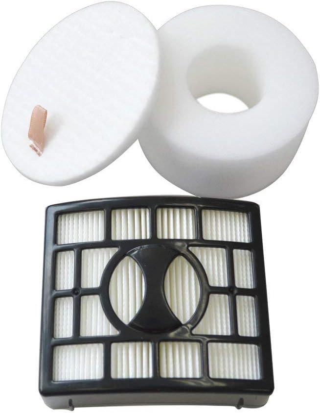 EZ SPARES Shark Rotator Powered Lift-Away Speed HEPA Filter & Foam & Felt Filter for Shark NV680, NV681, NV682, NV683, NV800, NV800W, NV801, NV803, UV810 Vacuums. Replaces Part # XHF680 & XFF680