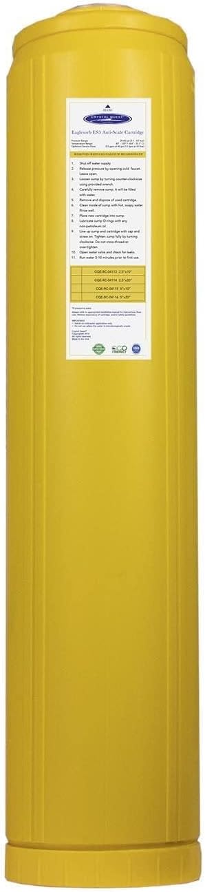 Eaglesorb ES3 Anti-Scale Water Filter Cartridge | 2-7/8” x 9-3/4” | Crystal Quest