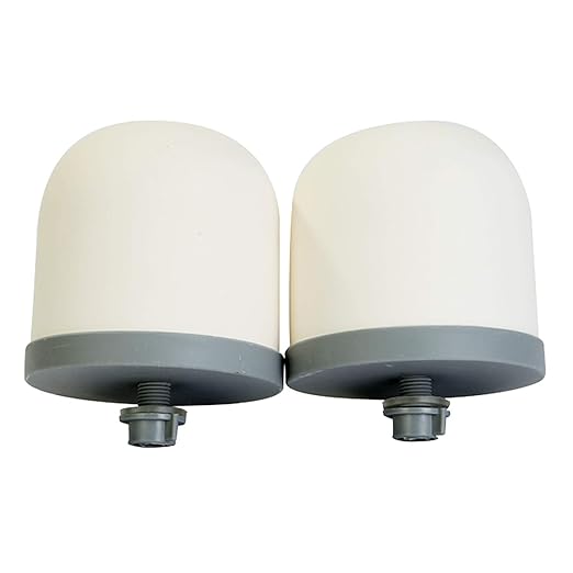 Huining Ceramic Dome Water Filter with Coconut Shell Activated Carbon, for Water Pre-Filtration Unit Filter Media Replacement 0.15 to 0.5 Micron Household Water Bucket Filtration System Water Pitcher