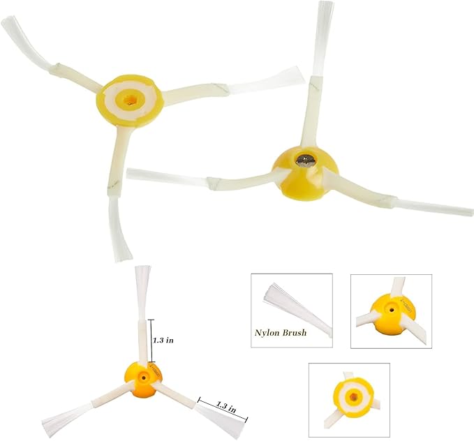 Replacement Parts for irobot Roomba 800 Series 850 860 861 866 870 880 890 900 Series 960 980 981 985 Vacuum Cleaner,Replenishement Kits with 2 Set Extractors,4 Filters,4 Side Brushes