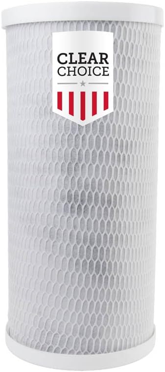Clear Choice Sediment Water Filter 5 Micron 10 x X 4." Water Filter Cartridge Replacement 10 inch RO System MAXETW-FF975 WCBFF975, 32-425-125-975, 1-Pk