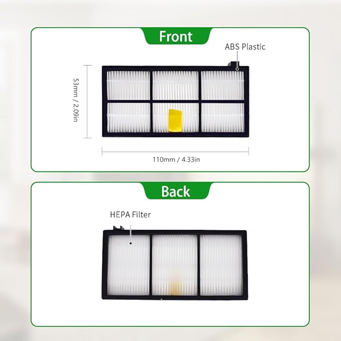 Neutop Replacement Filters Compatible with iRobot Roomba 800 and 900 Series 801 805 850 860 870 877 880 890 891 895 960 961 980 981 985 Robot Vacuums, 9-Pack.