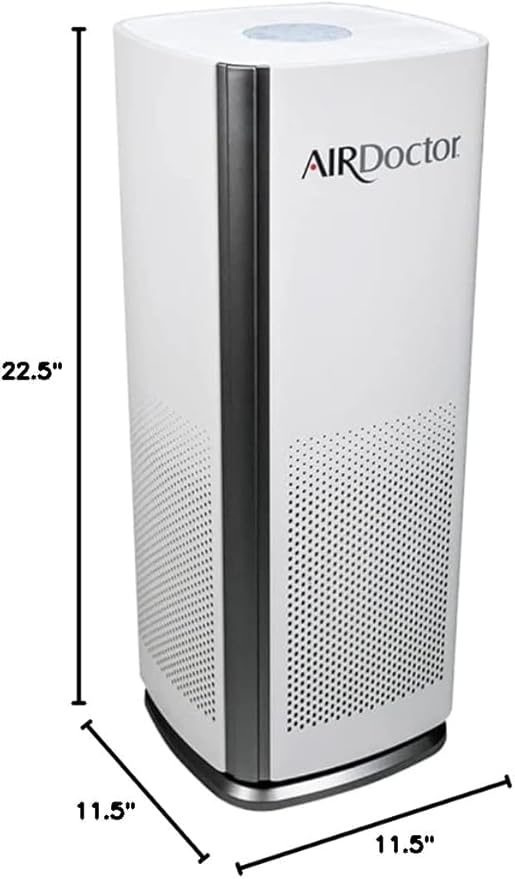 AIRDOCTOR AD1000 HEPA Air Purifier | Perfect for Guest Rooms, Kids' Bedrooms and Home Offices | Circulates the Air in 285 sq. ft. 4x/hour