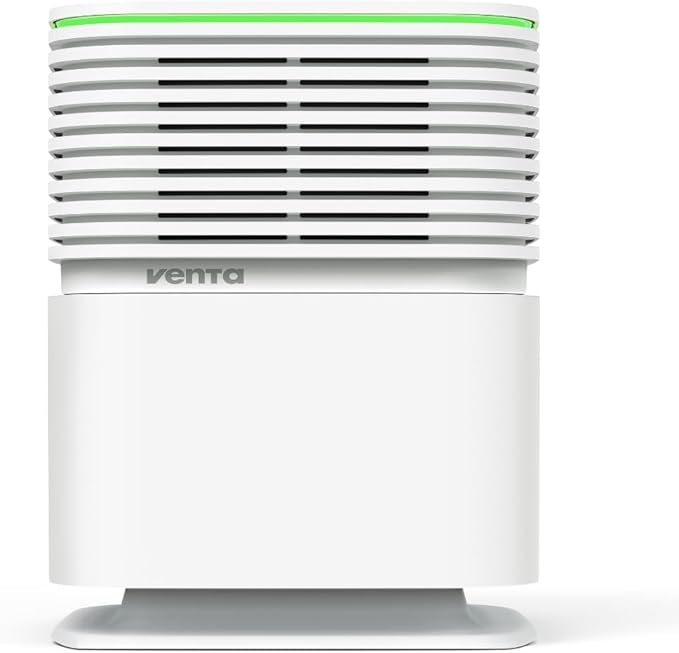 AP730 AeroStyle Compact Air Purifier in White with Voice & App Control, Triple Filtration for Spaces up to 800ft²: Pre-Filter, H13 Filter with 99.97% Filtration Efficiency & Activated Carbon Filter