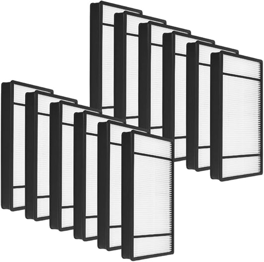 Nispira True HEPA Replacement Filter H Compatible with Honeywell HRF-H2 Fits Air Purifier Model HPA050, HPA150, HPA060, HPA160, HHT055, HHT155, 12 Packs