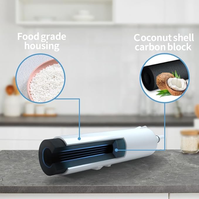 W10295370A water filter replacement, Compatible with Whirlpool EDR1RXD1, Everydrop Filter 1, EDR1RXD1B, W10295370, WHR1RXD1, KAD1RXD1, P4RFKB2, P8RFWB2L, 46-9930,46-9081 4PACK