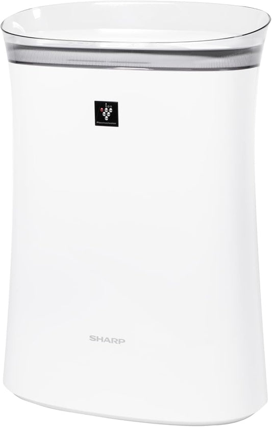 SHARP Air Purifier with Plasmacluster Ion Technology and Triple Filtration, including True HEPA Filter. Covers up to 1,253 sq ft for Medium Rooms, such as Office, for Dust, Smoke, and Pollen. FPK50UW