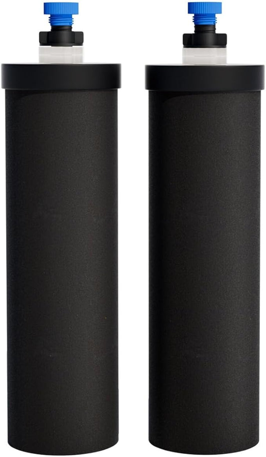 NSF/ANSI 42&372 Certified Replacement Filter Elements,Replacement for Berkey® BB9-2® Black Filters Elements ProOne® Big+ or Berkey® Big+ Gravity Water Filter System (2 Pack)