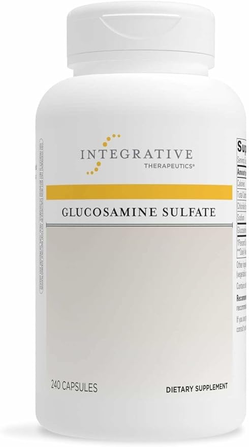 Integrative Therapeutics Glucosamine Sulfate - Cartilage Support Supplement* - Building Block of Cartilage - Gluten-Free & Dairy-Free - 240 Capsules (80 Servings)