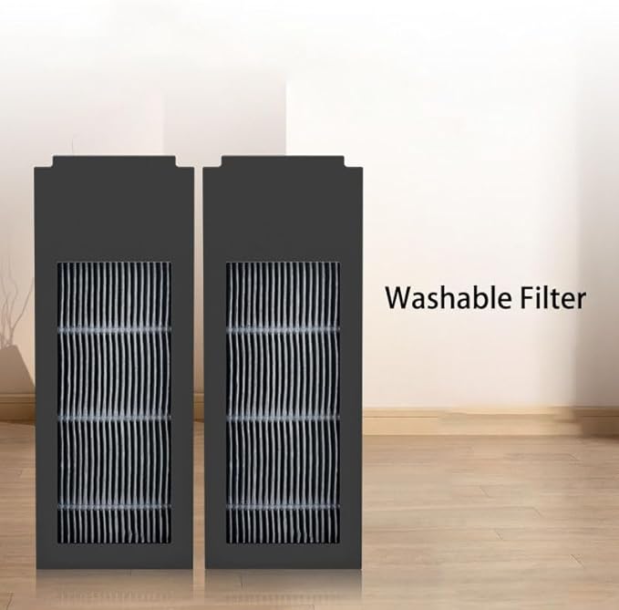 Spare Parts Accessories Kit Compatible With ECOVACS DEEBOT X2 Omni Vacuum Cleaner.1 Main Rubber Brush,1 Normal Main Brush,4 Side Brush,4 Hepa Filters,4 Mop Pads,3 Dust Bags (17 Pack-Black)