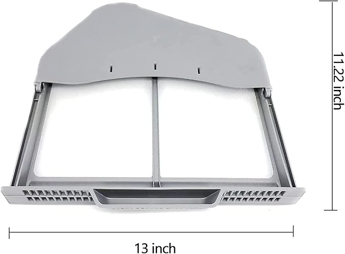 [DC97-16742A Lint Filter OEM Mania] DC97-16742A NEW OEM Produced for SAMSUNG Dryer Lint Trap Filter with Cover Replacement Part