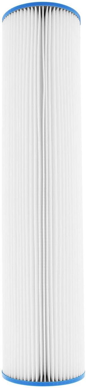 5 Micron 20 Inch x 4.5 Inch | 2-Pack Pleated Polyester Whole House Sediment Replacement Cartridge | Compatible with Watts WPC5FF20, Hydronix SPC-45-2005 | Made in the USA, US Water Filters
