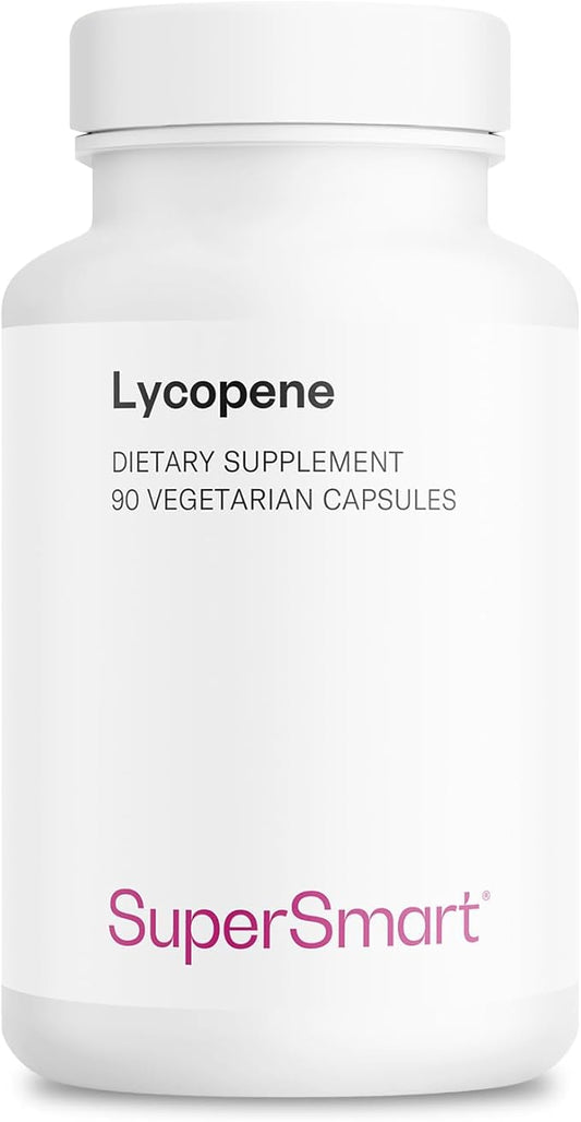 Supersmart - Lycopene 30mg per Day (High Potency) - Tomato Extract 10% Carotenoids - Lycopene Supplement | Non-GMO & Gluten Free - 90 Capsules