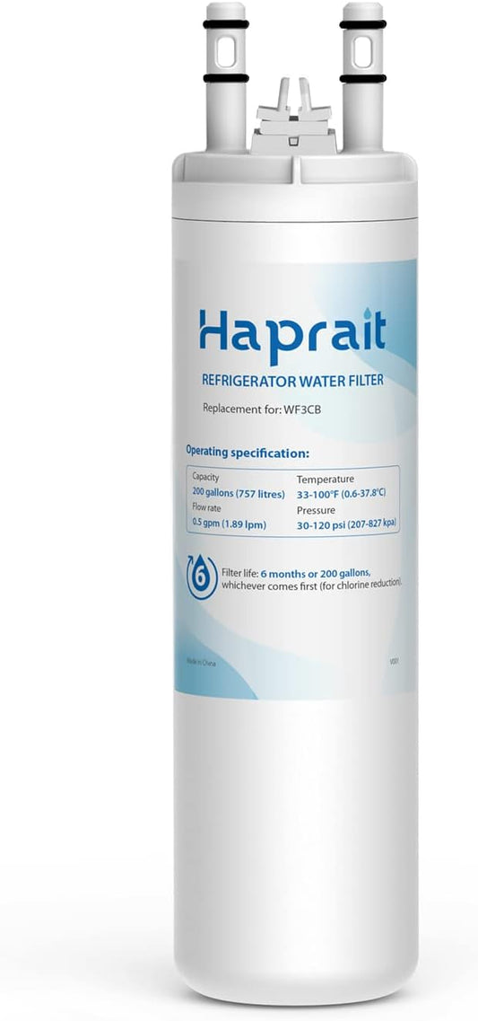 WF3CB Water Filter Replacement, HP006 Compatible with Frigidaire WF3CB, Pure Source 3, WF425, 706465, 242069601, 242086201, 242017800, Height 9 inches, 1 Count