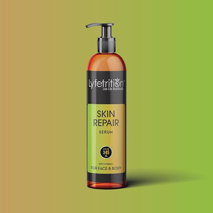 skin repair serum | 12 oz Large Bottle | Repair Acne, Allergies and Sunburn | Skin Repair Serum for Men and Women | Skin Repair Serum for All Skin Types