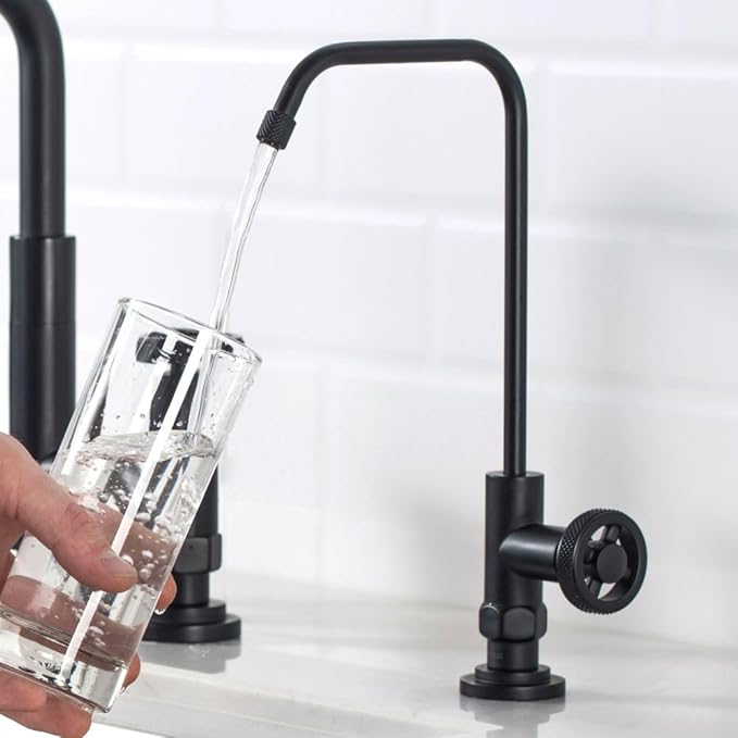 KRAUS Urbix 100% Lead-Free Kitchen Water Filter Faucet in Matte Black, FF-101MB