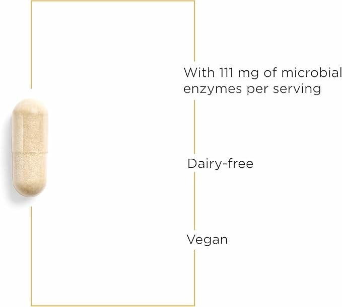 Integrative Therapeutics Lipase Concentrate-HP - Enzyme Supplement for The Digestion of Fats - Nutrient Absorption & GI Tract Health Support* - Dairy-Free & Vegan - 90 Count (45 Servings)
