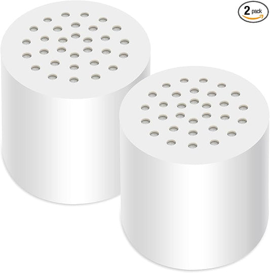 2 Pack 20 Stage Shower Filter Replacement Cartridge, Universally Compatible With Any Similar Design, Water Softener with High Output,home water purification accessories