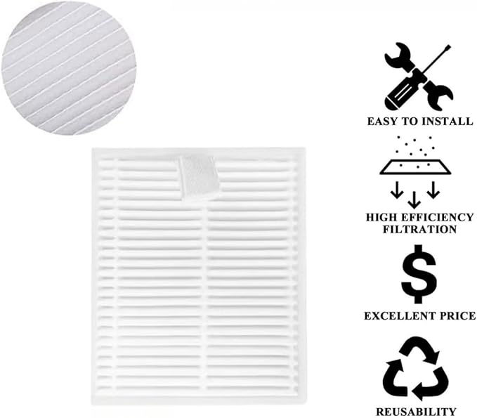 Vacuum Accessories for iRobot Roomba Combo Essential Robot Y0140/Y01420 Cleaner-14PCS(1 Roller Brush+4 Hepa Filters+4 Side Brush+4 Mop Pads+1 Cleaning Tool)