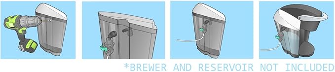 Filtered Water Refill Do-It-Yourself Kit, For Non-Commercial Keurig Coffee Brewers by PureWater Filters