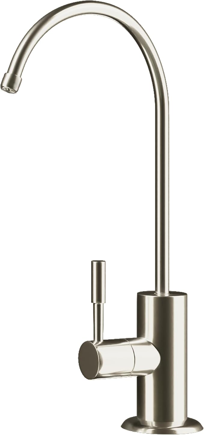 Max Water Reverse Osmosis Modern Designer Style Faucet, Designer BN Type Chrome Plated CP Kitchen Counter top Faucet