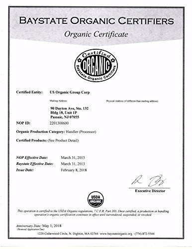 US Organic 100% Pure Lemongrass Essential Oil, USDA Certified Organic, Extracted by Steam Distillation Method, for Hair, Nail Polish Remover, Bees Attraction, and More. 10 ml