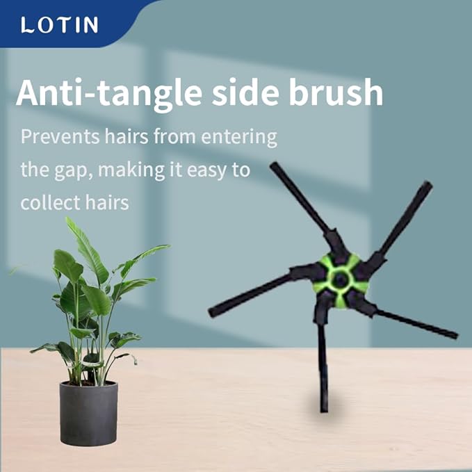 Replacement Parts Kit Compatible with Roomba s9(9150),s9+(9550), Series Vacuum Cleaner.Pack of 1 Set of Multi-Surface Rubber Brushes,6 Side Brushes,6 Filters,2 Tools