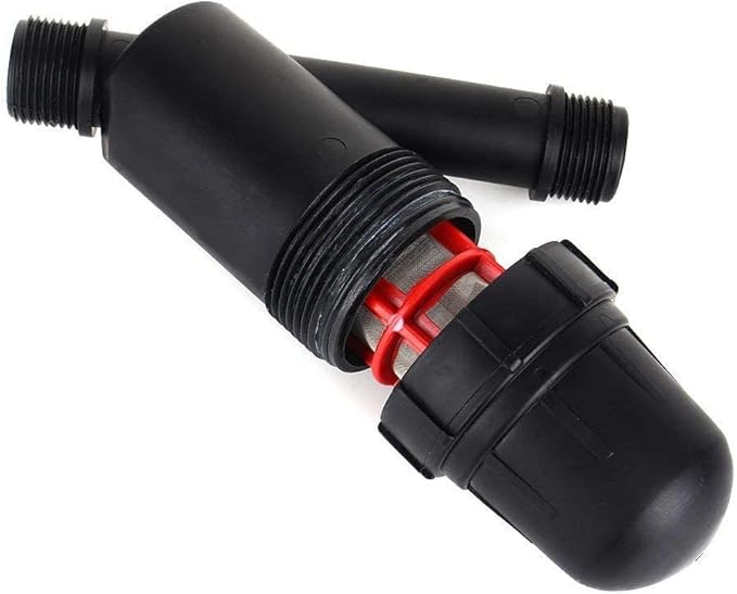 3/4 Inch Screen Irrigation Filter, Stainless Steel Screen Inline Filter, Mesh Conditioning Strainer, Drip IrrigationTank Pool Pump, for Garden Greenhouse Agricultural Drip