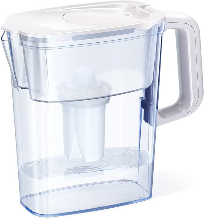 AQUAPHOR Water Filter Pitcher Compact 5 Cup with 1 x B15 Filter - White