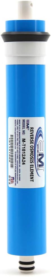 APPLIED MEMBRANES INC. 24 GPD Reverse Osmosis Membrane | RO Membrane Water Filter Replacement for Reverse Osmosis Water Filtration System | 1.8” x 12” Universal Compatibility | Made in USA