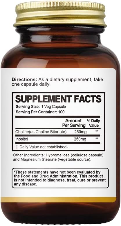 Choline & inositol 100 Veggie Capsule