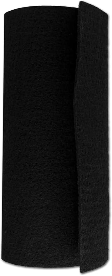 Extra Thick Activated Carbon Filter Sheet - Premium 16"W x 50"L Cut to Fit Air Filter - Ideal Use for Air Purifier, AC Vents, Range Hood, Litter Box and Compost Odor/VOC Control
