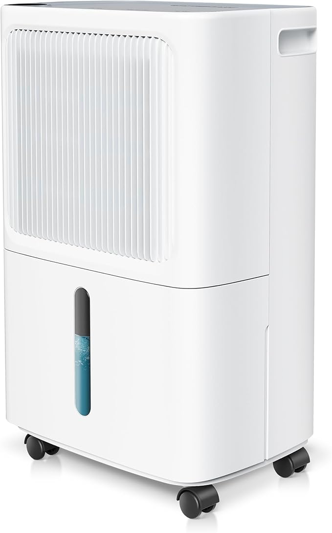2500 Sq.ft Dehumidifier for Home and Basement, 31 Pint Dehumidifier with Drain Hose, Intelligent Humidity Control, 3 Operation Modes,24HR Timer,Auto Defrost, Ideal for Large RV, Bathroom, Bedroom