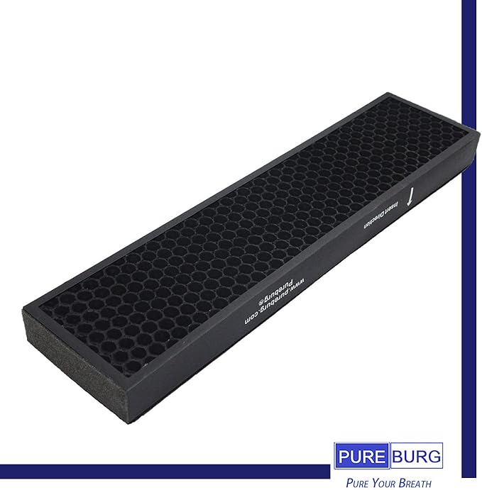 PUREBURG Replacement Filter Compatible with Hunter F1701HE/21 30613 Fits Hunter HT1701 HT1701BB F1701HE/PM 30100 30100B 30100W Air Purifiers,H13 HEPA 3-Stage Filtration, 1-Pack