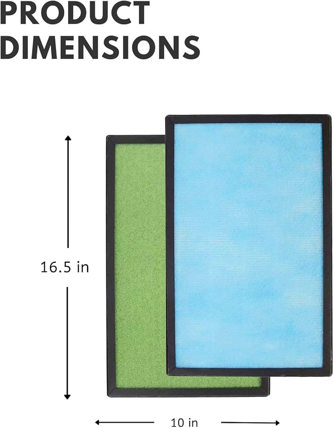 Nispira 4-in-1 Filter Replacement For Pro Breeze HEPA Air Purifier PB-P01 Part PB-P01F SECURA KJ188F-A077, 1 Pack