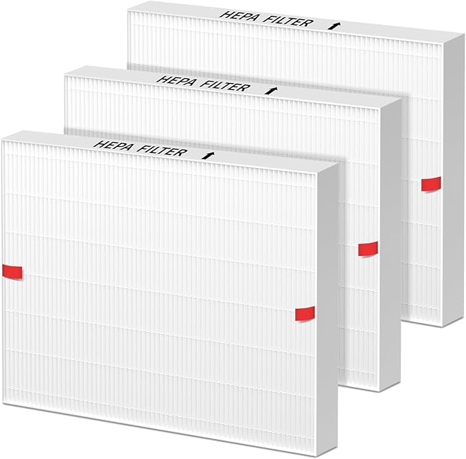 Airmega AP-1512HH Replacement Filter Compatible with Coway Airmega AP-1512HH and Airmega 200M, AP-1512HH-FP, AP-1518R, AP-1519P, Part No. 3304899, 3-Pack